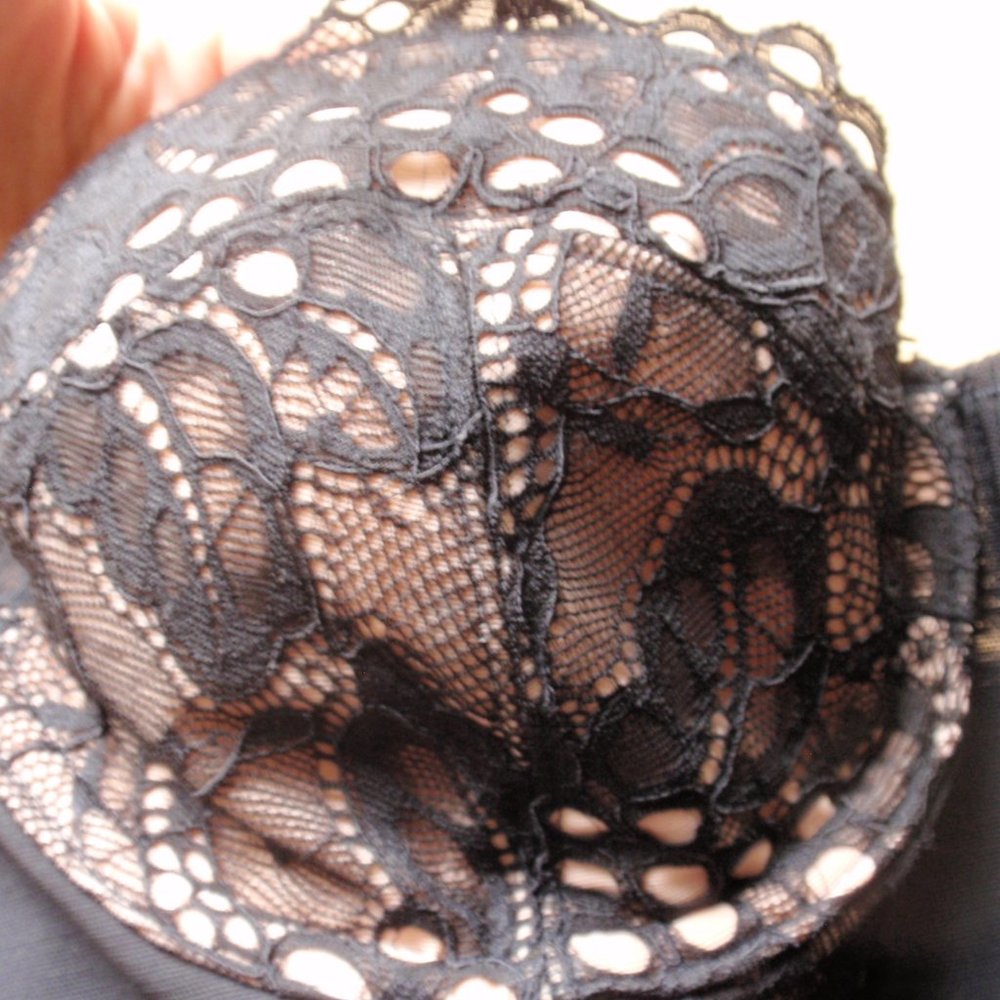 Gorgeous Corset Lingerie Nude & Black Lace - NWT - Picture 14 of 16